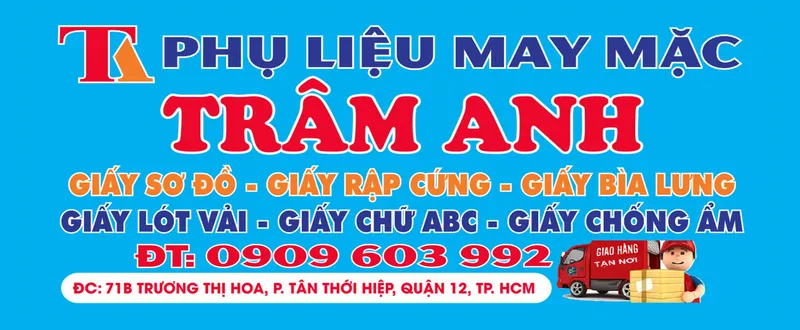 Sản phẩm giay phu lieu tram anh — Công Ty TNHH Sản Xuất Thương Mại Dịch Vụ Trâm Anh — MST 0317673188