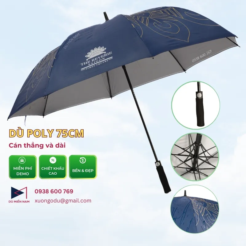 Sản phẩm Du Poly 75cm — Công Ty TNHH Ô Dù Quảng Cáo Miền Nam — MST 0317687261