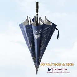 Sản phẩm O Du cam tay can dai va thang poly 75cm 247x247 — Công Ty TNHH Ô Dù Quảng Cáo Miền Nam — MST 0317687261