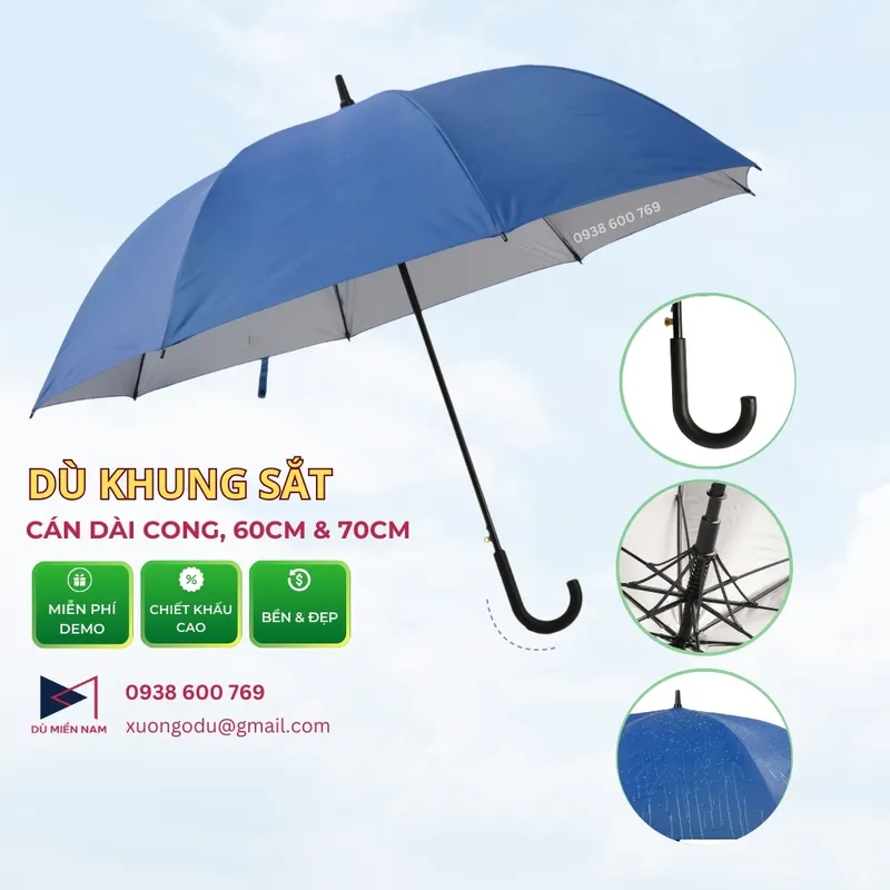 Sản phẩm Du can cong khung sat 70cm — Công Ty TNHH Ô Dù Quảng Cáo Miền Nam — MST 0317687261