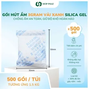 Sản phẩm goi hut am silica gel 3gram vai xanh 220 2 — Công Ty TNHH Thương Mại Sản Xuất Hợp Phát — MST 0317705954