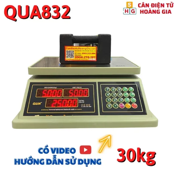 Sản phẩm can dien tu qua832 — Công Ty TNHH TMDV Cân Điện Tử Hoàng Gia — MST 0317722163