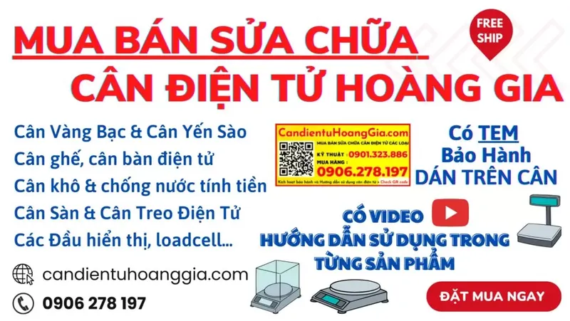 Sản phẩm mua ban sua chua can dien tu 1 — Công Ty TNHH TMDV Cân Điện Tử Hoàng Gia — MST 0317722163