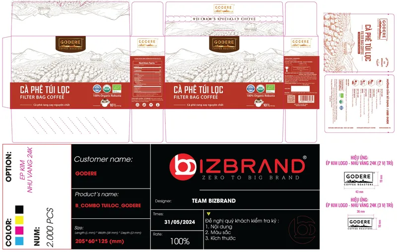 Sản phẩm godere bizbrand 38 — Công Ty TNHH Bizbrand — MST 0317766611