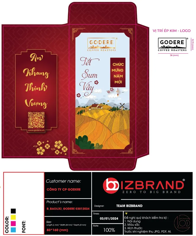Sản phẩm godere bizbrand 42 — Công Ty TNHH Bizbrand — MST 0317766611