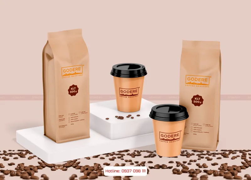 Sản phẩm in tui ca phe kraft nau scaled — Công Ty TNHH Bizbrand — MST 0317766611