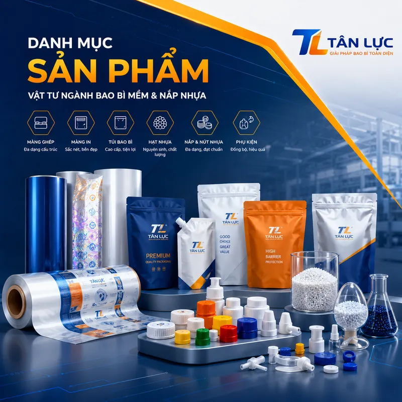 Sản phẩm anh nganh vat tu nap nut — Nắp Nhựa Tân Lực - Công Ty TNHH Bao Bì Tân Lực — MST 0317828508