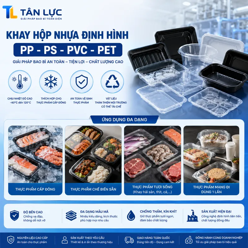 Sản phẩm nhÃ³m ngÃ nh nhá»±a Ä‘á»‹nh hÃ¬nh — Nắp Nhựa Tân Lực - Công Ty TNHH Bao Bì Tân Lực — MST 0317828508