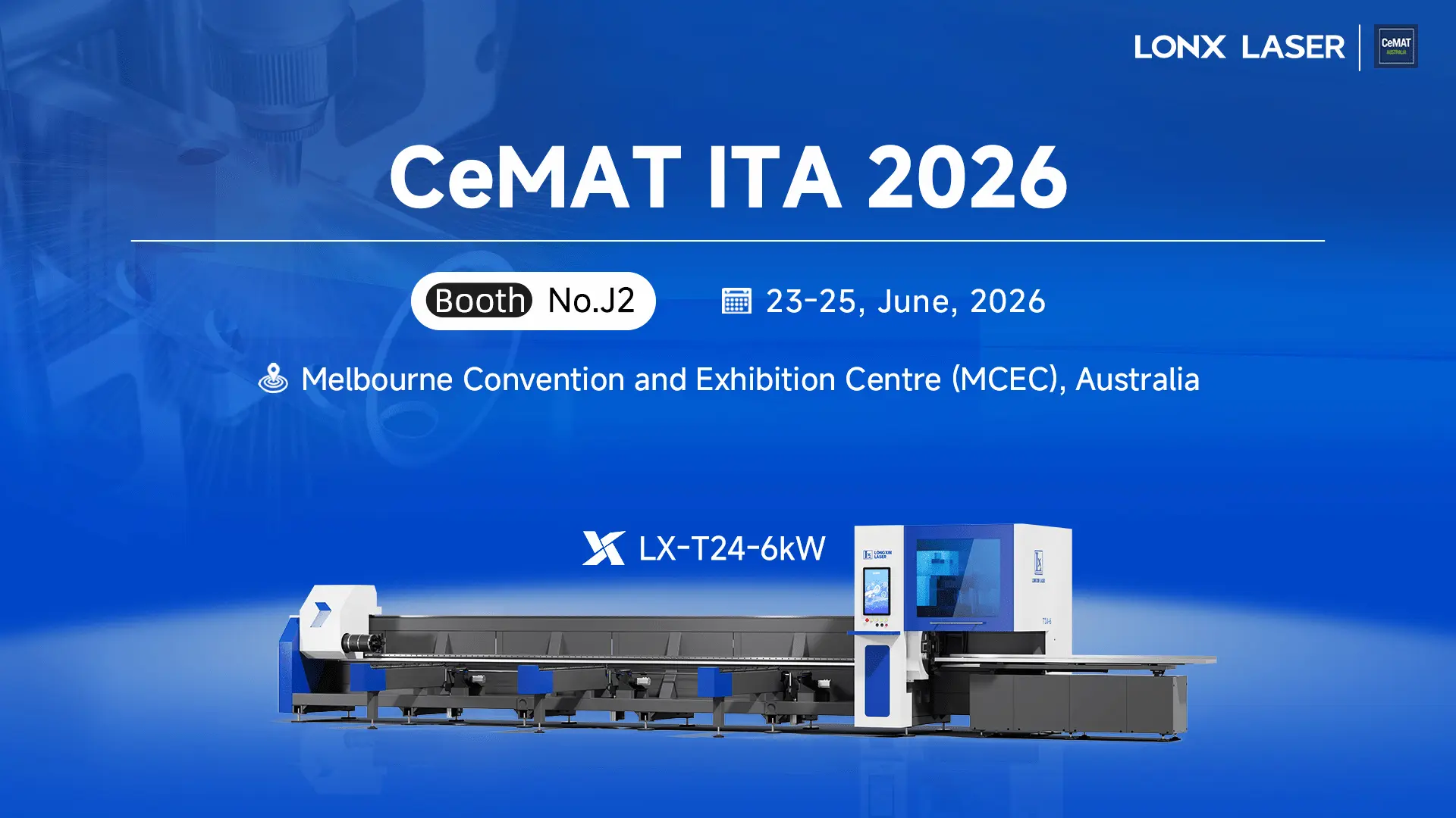 Sản phẩm LONX Global Tour ITA 2026 16 9 — Máy Cắt Laser - Công Ty TNHH Dịch Vụ Thương Mại Xuất Nhập Khẩu Longxin — MST 0317830955