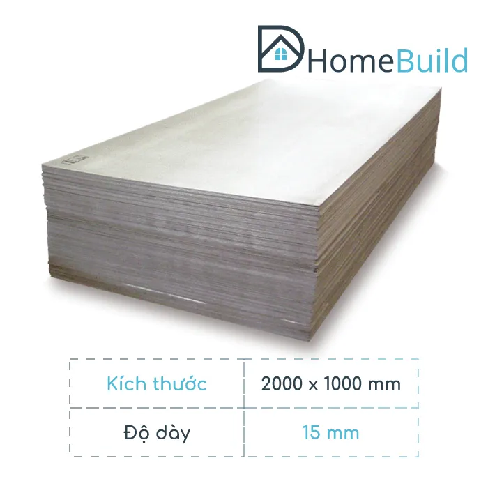 Sản phẩm tam cemboard 15mm 1000 x 2000mm — Công Ty TNHH Thương Mại & Xây Dựng Dhomebuild — MST 0317831395
