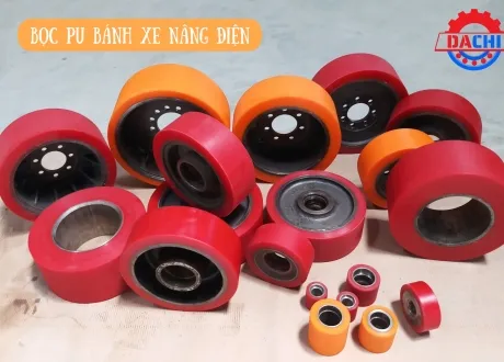 Sản phẩm dich vu boc pu dap vo banh xe nang dien gia re 5888 — Công Ty TNHH Cơ Khí Công Nghiệp Dachi — MST 0317843739