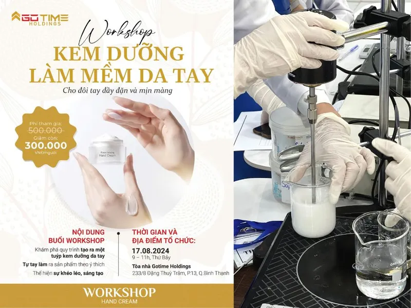 Sản phẩm workshop 17 8 tu tay lam kem duong mem da tay cung nha evera — Công Ty TNHH Evera Cosmetic — MST 0317858975