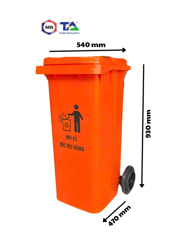 Sản phẩm thung rac nhua 120 lit nap kin kt   575 x 480 x 930mm_s3106 — Nhựa Công Nghiệp Thiên Ân Plastic - Công Ty TNHH Sản Xuất Công Nghiệp Thiên Ân
Plastic — MST 0317904614