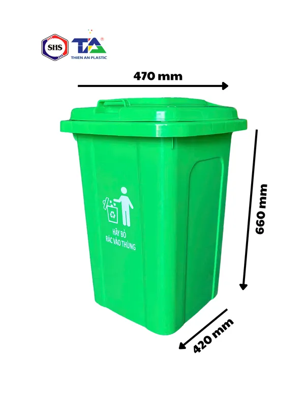 Sản phẩm thung rac nhua 60l nap kin kt  42 x 47 x 66cm_s2631 — Nhựa Công Nghiệp Thiên Ân Plastic - Công Ty TNHH Sản Xuất Công Nghiệp Thiên Ân
Plastic — MST 0317904614