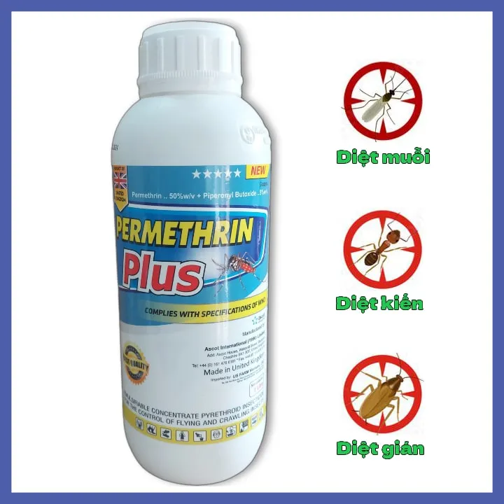 Sản phẩm permethrin plus (1) — Công Ty TNHH Thương Mại Dịch Vụ Công Nghệ Và Môi Trường Hưng Thịnh — MST 0317970060