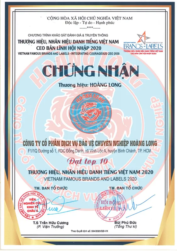 Sản phẩm hinh 03 — Công Ty Cổ Phần Dịch Vụ Bảo Vệ Chuyên Nghiệp Hoàng Long — MST 0317971635