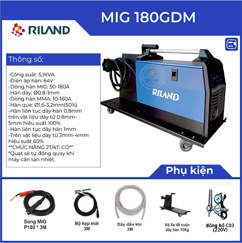 Sản phẩm mig 180gdm moi  — Thiết Bị Hàn Cắt Gia Nguyễn SG - Công Ty TNHH Gia Nguyễn SG — MST 0317999831