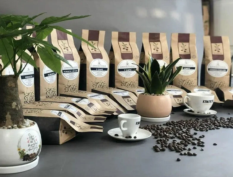 Sản phẩm san pham in tui dung ca phe cho khach hang — Công Ty TNHH Sản Xuất Và Thương Mại Mikapack — MST 0318032525