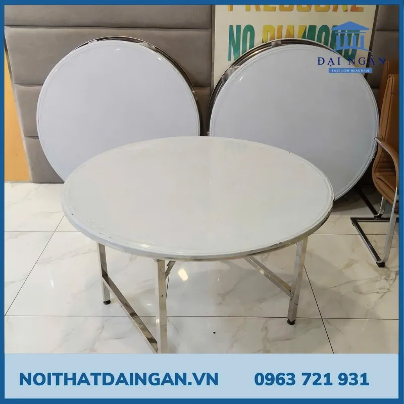 Sản phẩm 4x4xrjco27u4aeo3p9ie6syh6ty7_ban tron inox chan xep kieu thai — Công Ty TNHH Nội Thất Đại Ngân — MST 0318079481