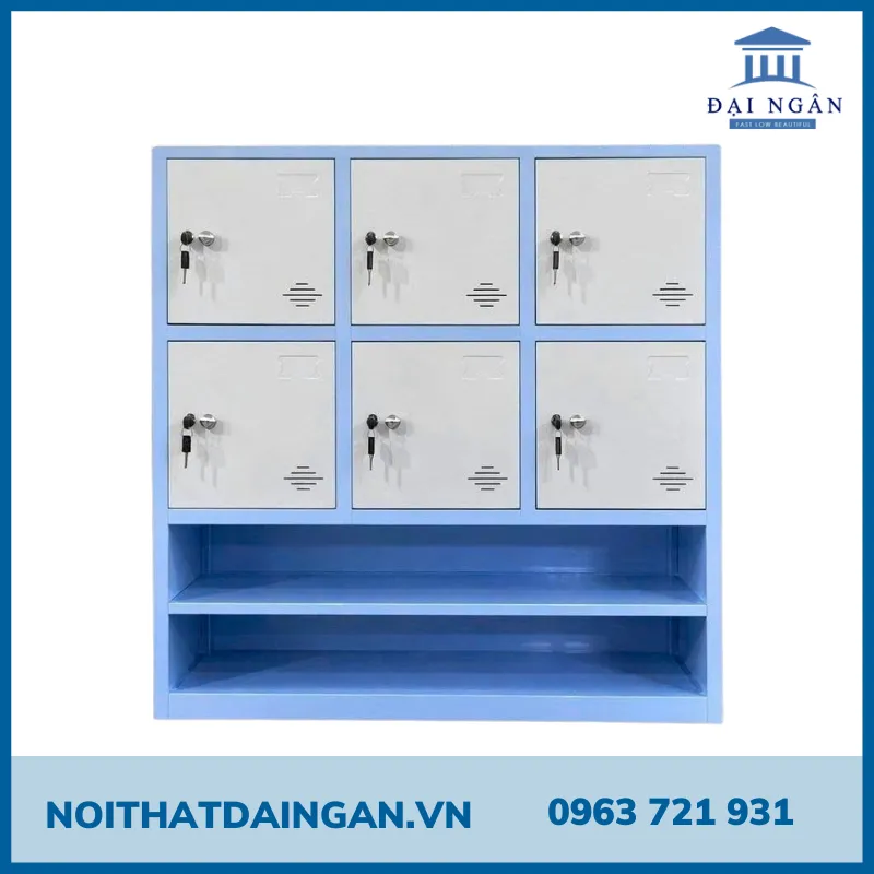 Sản phẩm doxzcuxne1ro0wmai6ihpo9ag6qg_tu locker 6 canh 3 khoang 2 ngan — Công Ty TNHH Nội Thất Đại Ngân — MST 0318079481