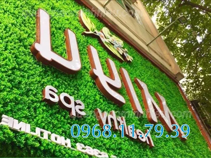 Sản phẩm Mau bang hieu co nhan tao — Quảng Cáo Trần Gia Phát - Công Ty TNHH TK - XD Trần Gia Phát — MST 0318116408