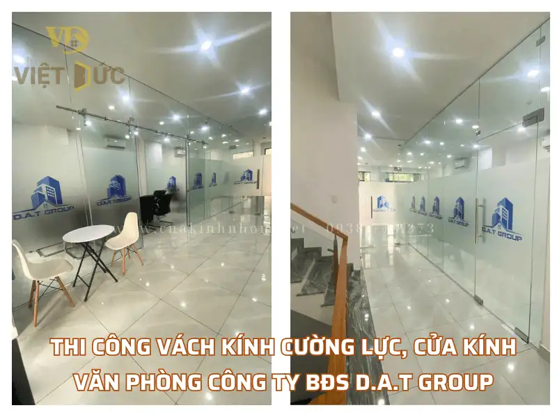 Sản phẩm nhom kinh viet duc thi cong vach kinh cuong luc bds dat group 1 — Công Ty TNHH Thương Mại Sản Xuất Nhôm Kính Việt Đức — MST 0318159112