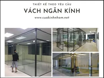Sản phẩm vach ngan kinh viet duc — Công Ty TNHH Thương Mại Sản Xuất Nhôm Kính Việt Đức — MST 0318159112
