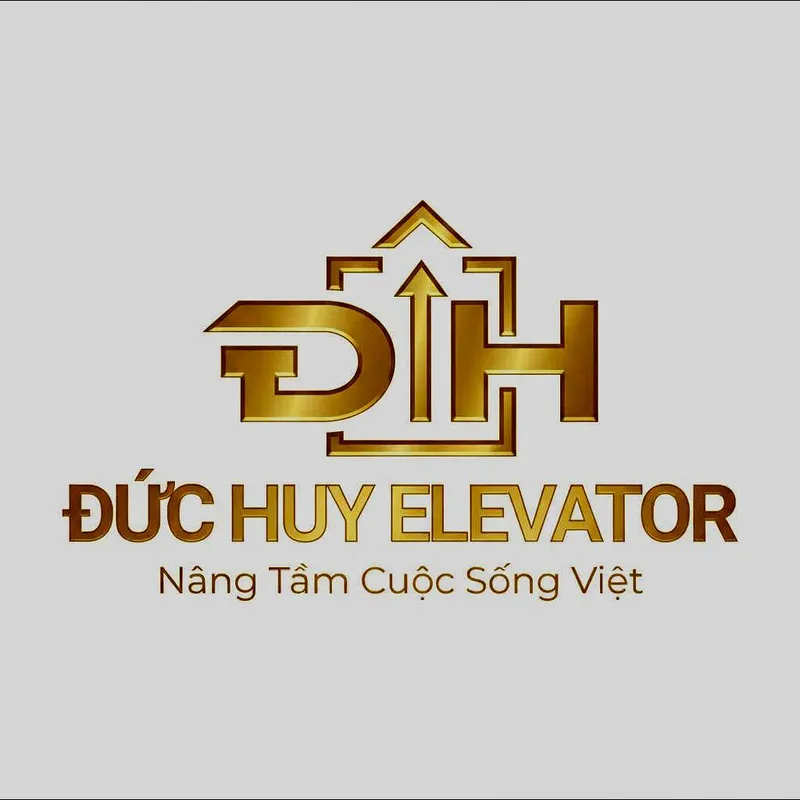 Logo Thang Máy Đức Huy - Công Ty TNHH SX DV TM Thang Máy Đức Huy