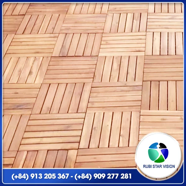 Sản phẩm Deck tile   acacia   6 slats — Ván Sàn Gỗ - Công Ty TNHH Rubi Star Vision — MST 0318191853