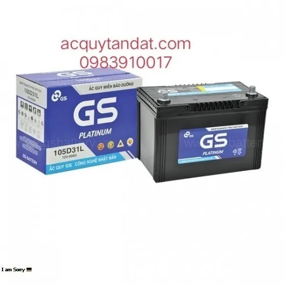 Sản phẩm gs 105 l 1664 3180 — ắc Quy Tấn Đạt - Công Ty TNHH TM DV ắc Quy Tấn Đạt — MST 0318218167