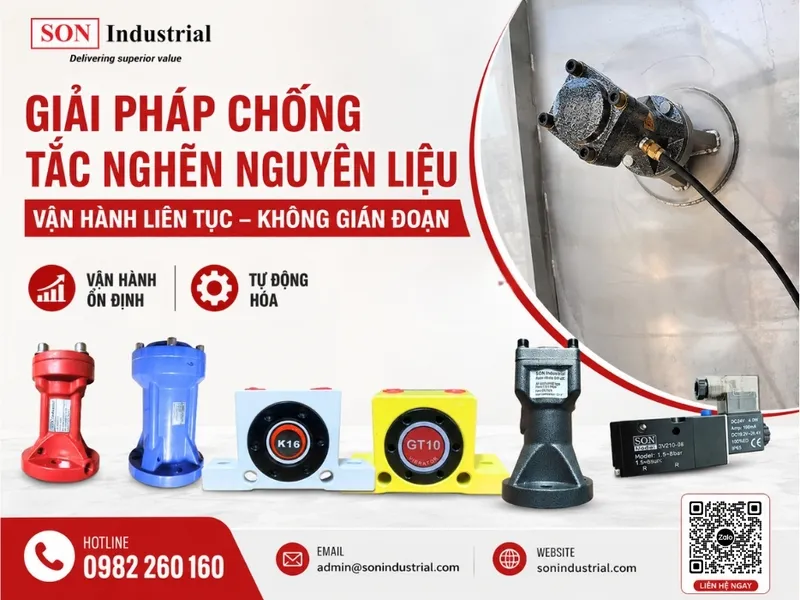 Sản phẩm bua rung bua go va van dien tu — Công Ty TNHH Son Industrial — MST 0318221385