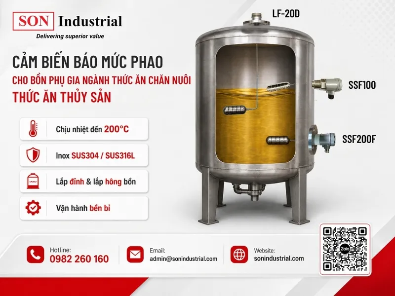 Sản phẩm cam bien bao muc phao — Công Ty TNHH Son Industrial — MST 0318221385