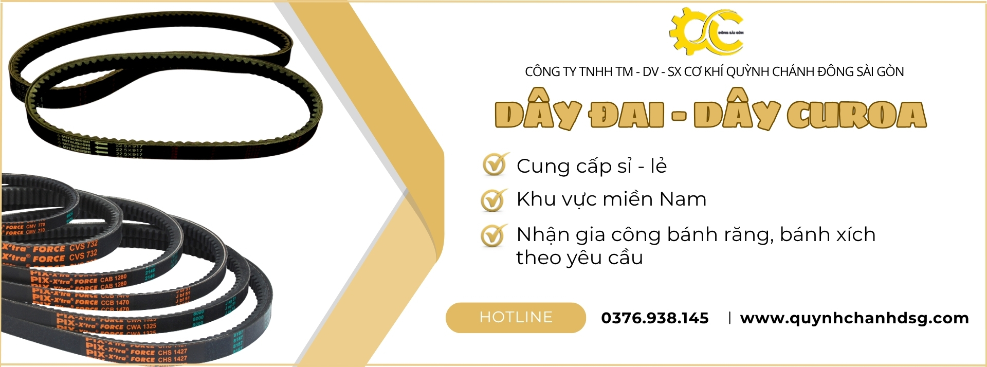 Sản phẩm slide day dai day curoa 1750831438.jpg — Gia Công Cơ Khí Quỳnh Chánh Đông Sài Gòn - Công Ty TNHH Thương Mại - Dịch Vụ -
Sản Xuất Cơ Khí Quỳnh Chánh Đông Sài Gòn — MST 0318323972