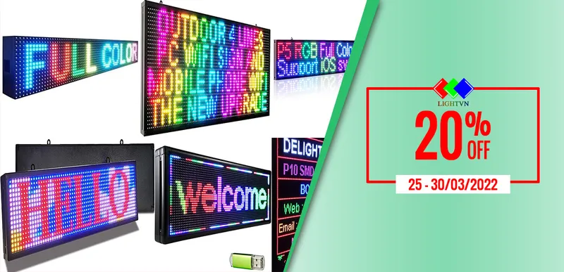 Sản phẩm Bien Hieu Led — Màn Hình Led LIGHTVN - Công Ty TNHH LIGHTVN — MST 0318440210