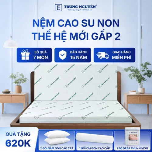 Sản phẩm nem cao su non trung nguyen gap 2 1.1 500x500 — Nệm Trung Nguyên - Công Ty TNHH Nệm Trung Nguyên — MST 0318468382