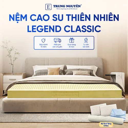 Sản phẩm nem cao su thien nhien trung nguyen legend classic 1 500x500 — Nệm Trung Nguyên - Công Ty TNHH Nệm Trung Nguyên — MST 0318468382