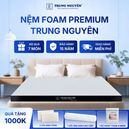 Sản phẩm nem foam premium trung nguyen 1.1 500x500 — Nệm Trung Nguyên - Công Ty TNHH Nệm Trung Nguyên — MST 0318468382