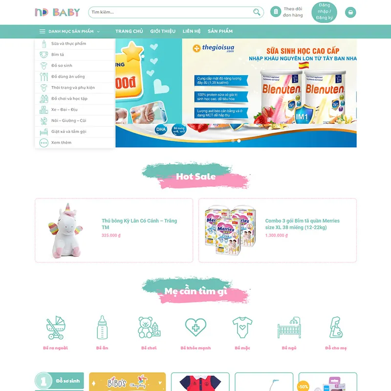 Sản phẩm baby1 — Công Ty TNHH HTDIGI — MST 0318500195