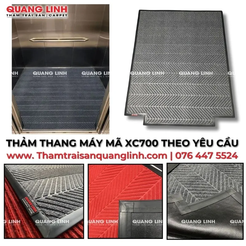 Sản phẩm tham trai san thang may ma qlxc700 3 — Thảm Trải Sàn Quang Linh - Công Ty TNHH Thảm Trải Sàn Quang Linh — MST 0318506165