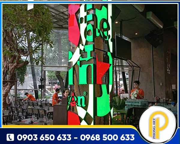 Sản phẩm trang tri den cot 4 mat — Quảng Cáo Phong Art - Công Ty TNHH Quảng Cáo Phong Art — MST 0318636580