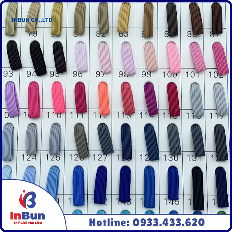 Sản phẩm elastic (3) — Sợi PP INBUN - Công Ty TNHH Thương Mại Sản Xuất INBUN — MST 0318699157