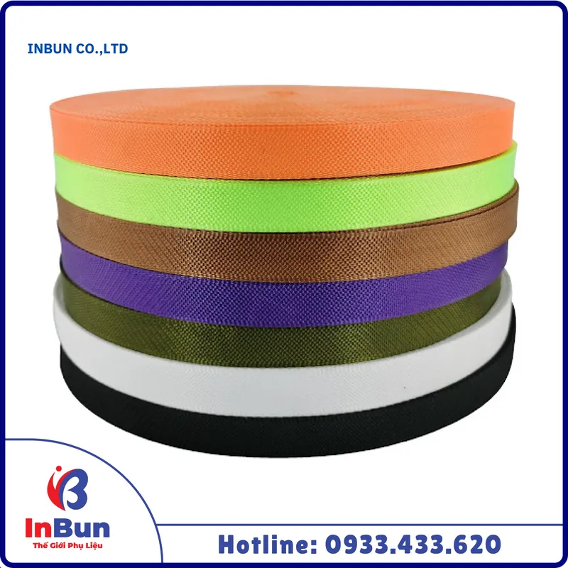 Sản phẩm webbing (108) — Sợi PP INBUN - Công Ty TNHH Thương Mại Sản Xuất INBUN — MST 0318699157