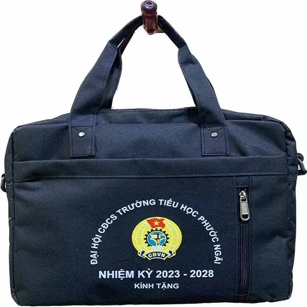 Sản phẩm Cặp Laptop Đại Hội CĐCS Mặt Trước — Công Ty TNHH XNK May Balo Túi Xách Thiên Phú — MST 0318763677