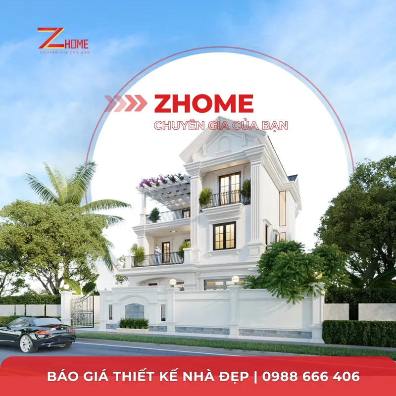 Sản phẩm anh bao gia thiet ke — Công Ty Cổ Phần Xây Dựng Kiến Trúc ZHome — MST 0318812243