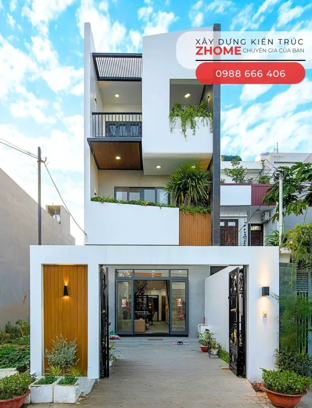 Sản phẩm Thiet Ke Thi Cong Nha Pho 5x15 Hien Dai Cho Anh Hoang Tai TPHCM 768x1002 — Công Ty Cổ Phần Xây Dựng Kiến Trúc ZHome — MST 0318812243