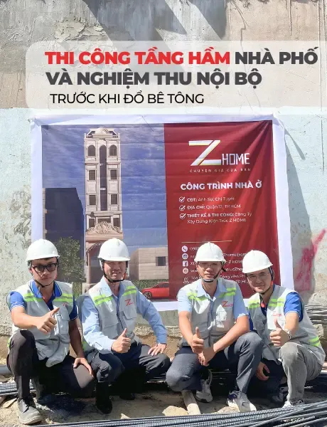 Sản phẩm thumbnail thi cong ham nha anh su — Công Ty Cổ Phần Xây Dựng Kiến Trúc ZHome — MST 0318812243