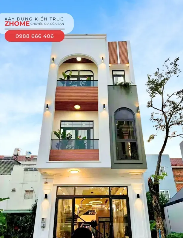 Sản phẩm Hoan thien nha pho hien dai 3 tang tai Binh Chanh cho gia dinh anh Hoa 768x1002 — Công Ty Cổ Phần Xây Dựng Kiến Trúc ZHome — MST 0318812243