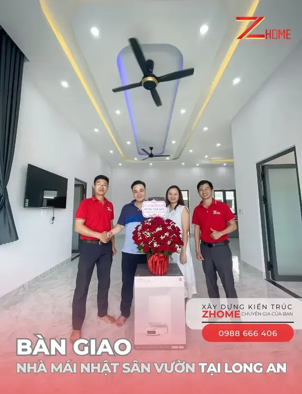 Sản phẩm thumb ban giao nha anh bao chi dung tay ninh — Công Ty Cổ Phần Xây Dựng Kiến Trúc ZHome — MST 0318812243