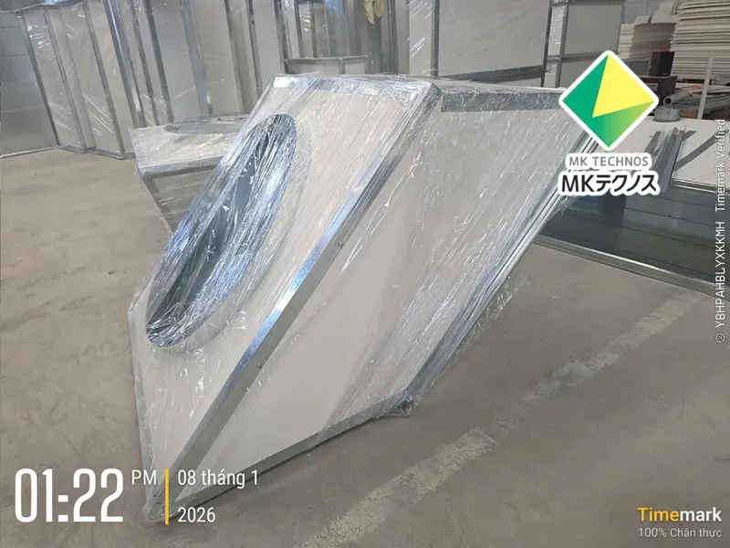 Sản phẩm giam vuong tron chong chay 4192 — ống gió MK TECHNOS - Công Ty TNHH MK TECHNOS — MST 0318839196
