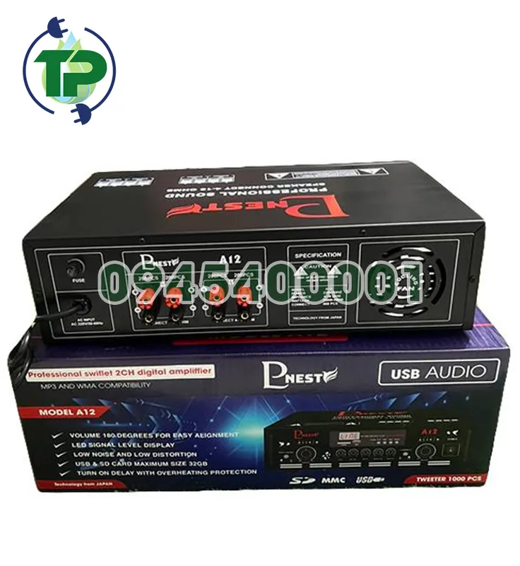 Sản phẩm Amply Pnest A2 cao cap chay 800 1000 loa 1 — Công Ty TNHH TM Và DV Máy Phun Sương Tiến Phương — MST 0318889944